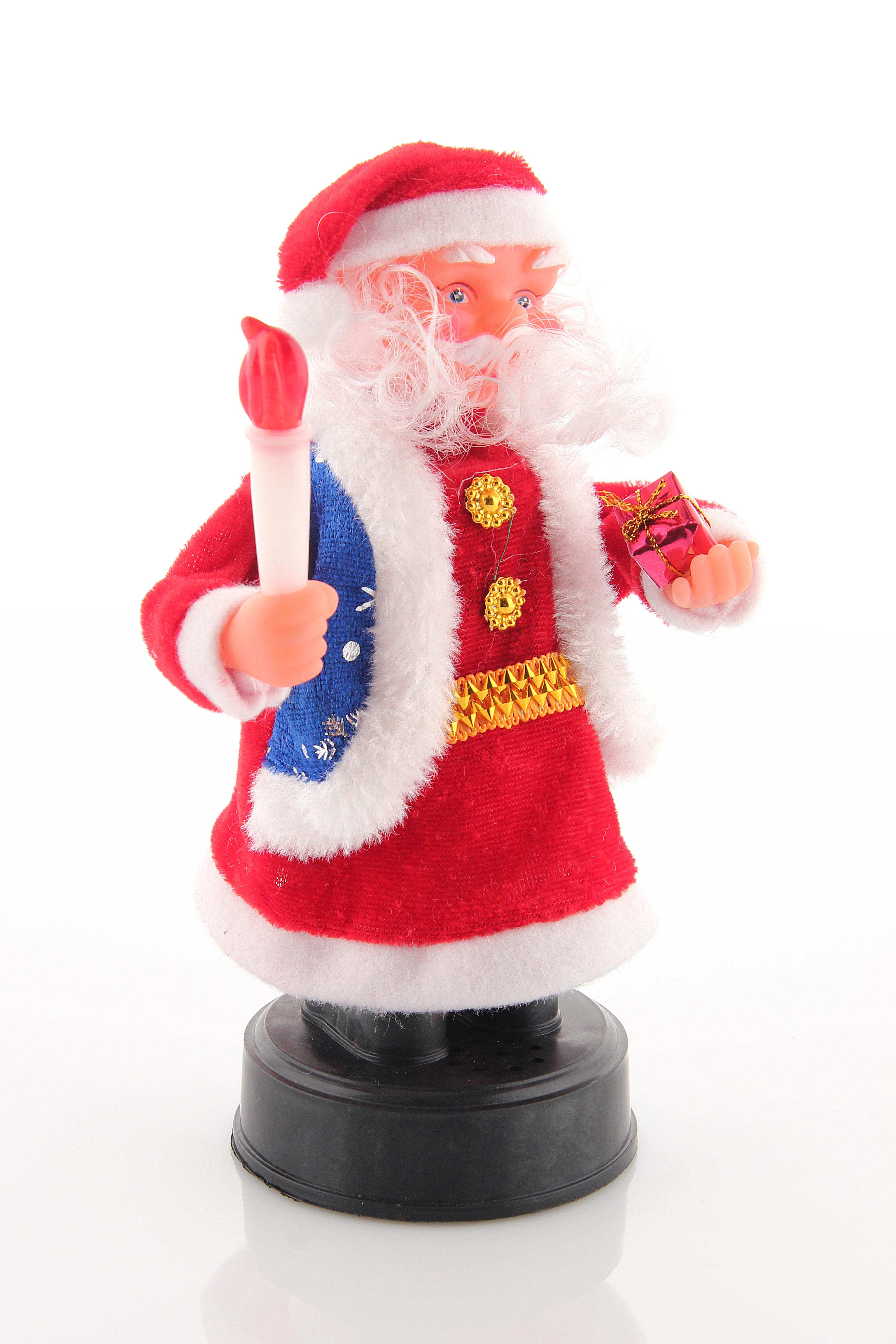 Фото 4 Санта Клаус с факелом и подарком
