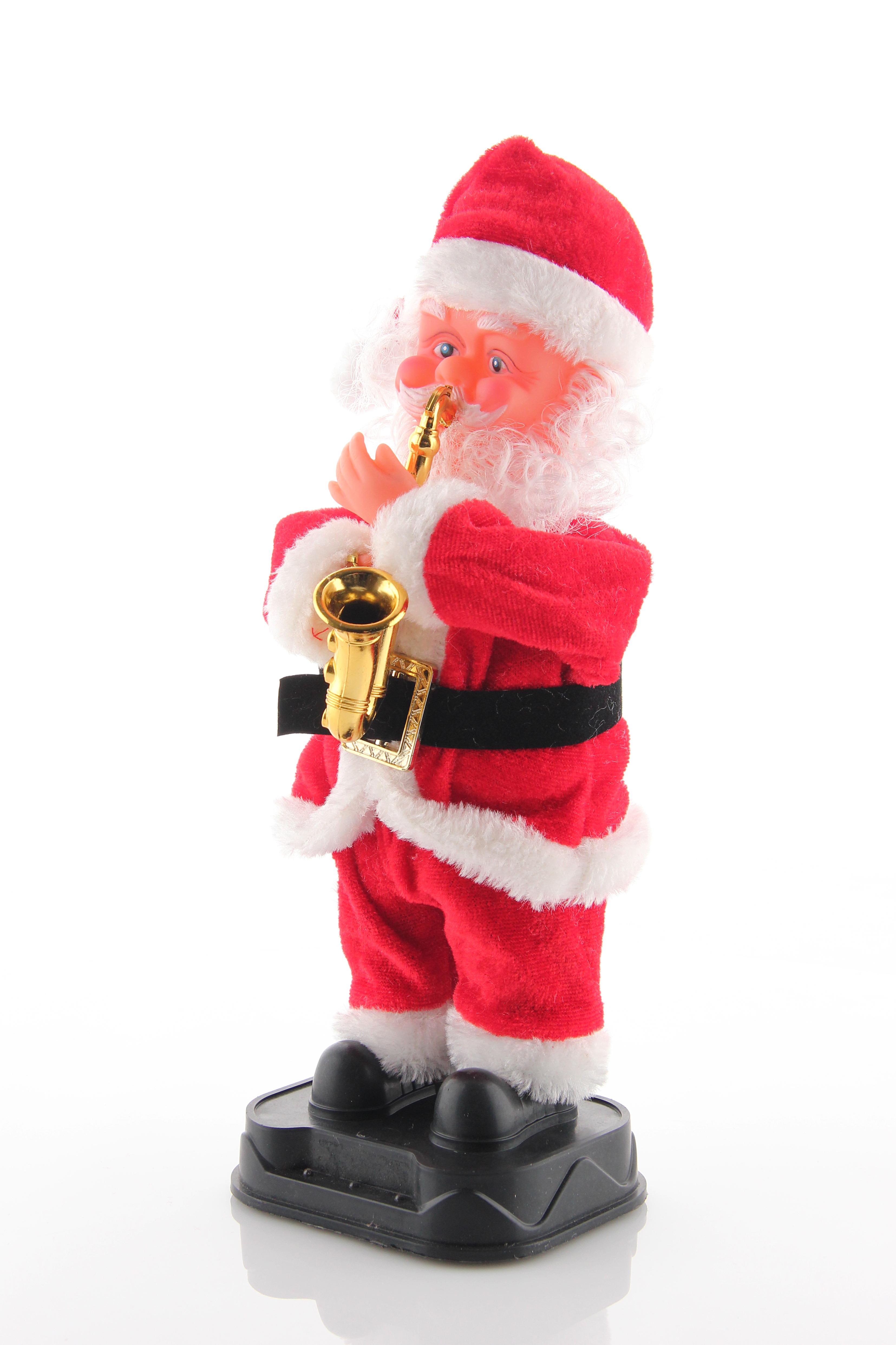 Фото 3 Санта Клаус играющий на саксофоне