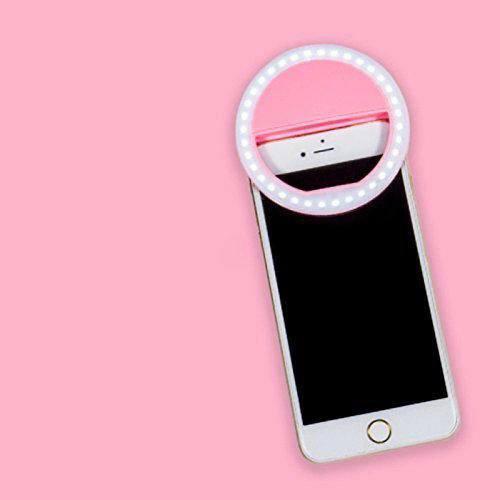 Селфи-кольцо подсветка Selfie ring UFT MP01 Pink на телефон