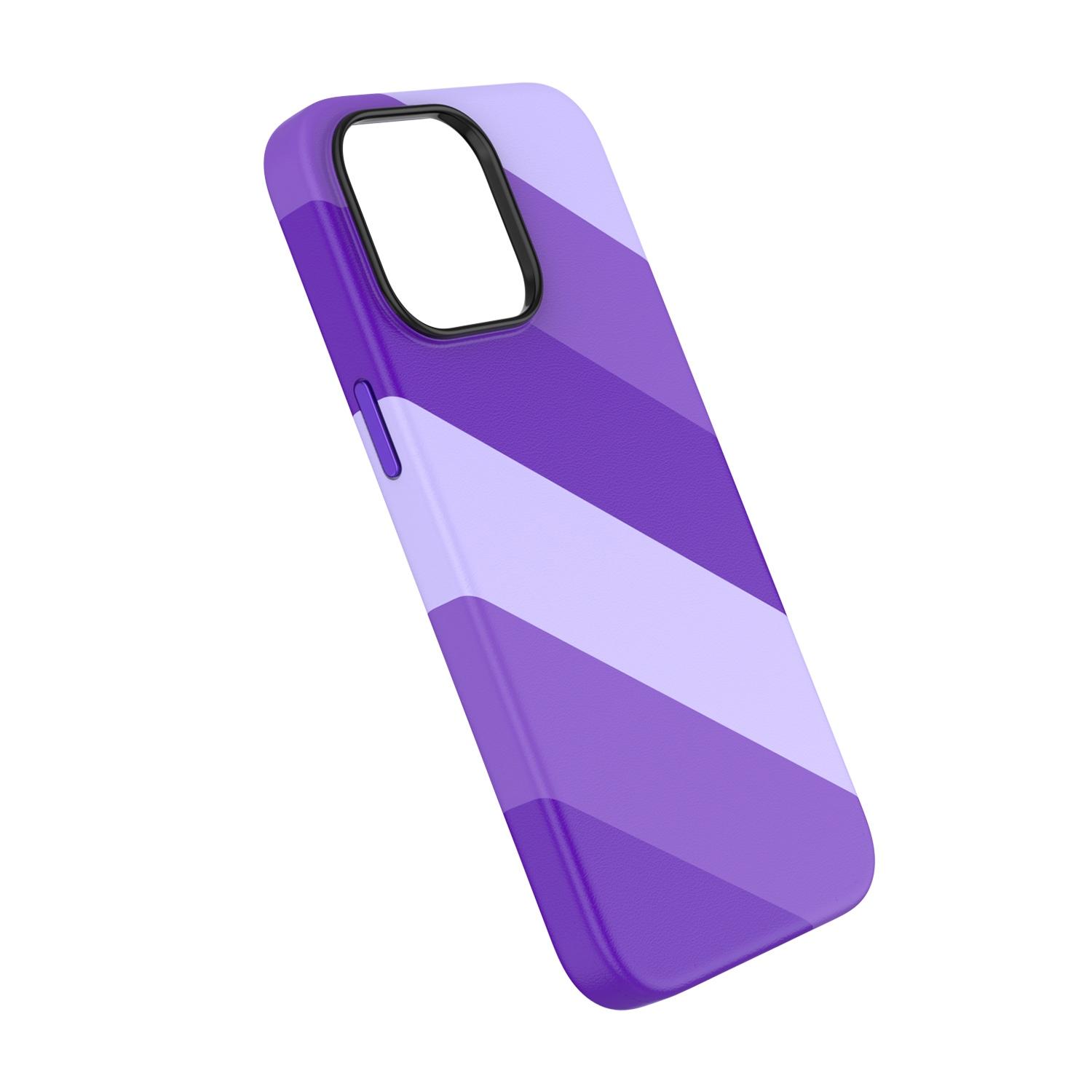 Фото 2 Цветной чехол для iPhone 15 Pro Max с магнитом MagSafe VOKAMO Purple