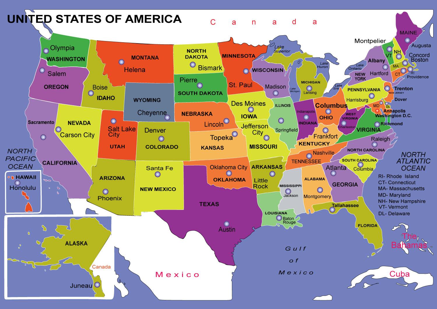 Фото 1 Скретч-карта США (usamap)