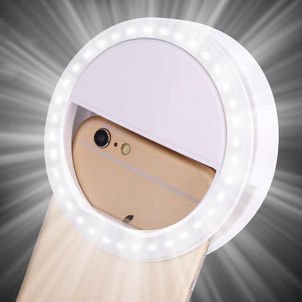 Фото 1 Кольцо лампа для селфи Selfie Ring white (MP050306)