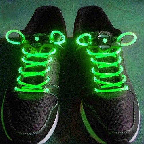 Фото 1 Светящиеся шнурки зеленые (svetshnurgreen)