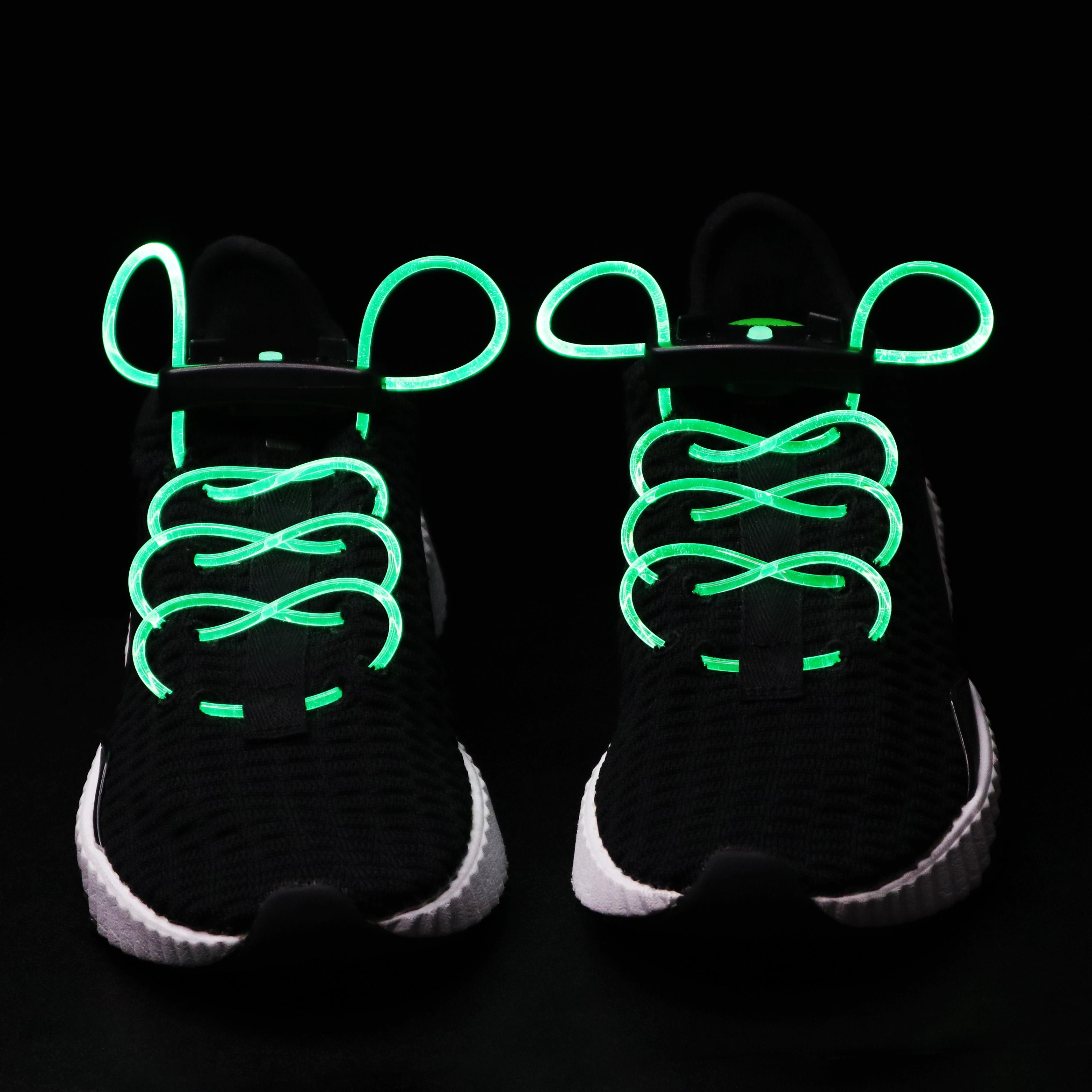 Фото 2 Светящиеся шнурки зеленые (svetshnurgreen)