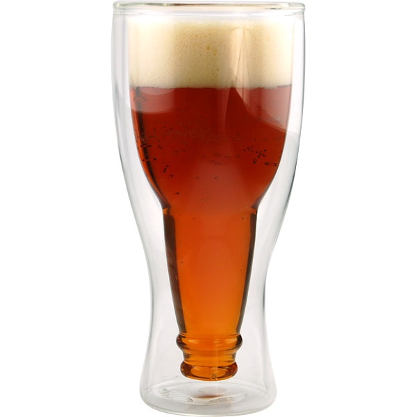 Фото Бокал UFT Beercup в виде бутылки пива с двойным дном 350 мл
