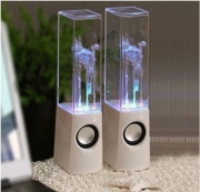 Акустическая система UFT Dancing Water Speakers White с фонтанчиком с подсветкой к ПК