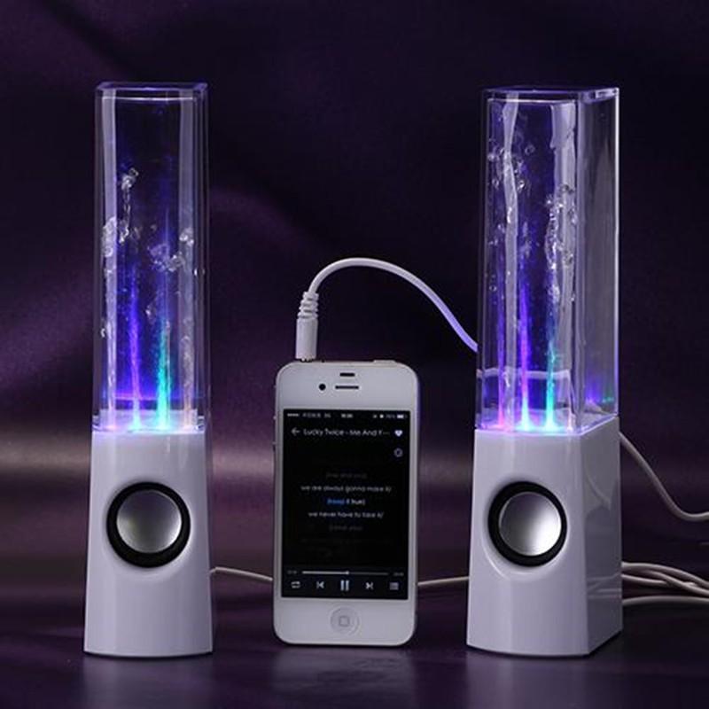 Фото 1 Акустическая система UFT Dancing Water Speakers White с фонтанчиком с подсветкой к ПК