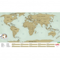 Скретч карта мира на английском языке UFT Scratch map (Scratchworldmap)