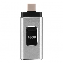 Флеш память накопитель 16Gb USB Type A /Type C/Lightning UFT FD16