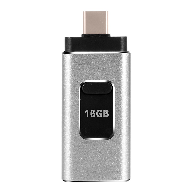 Фото Флеш память накопитель 16Gb USB Type A + Type C + Lightning CG FD16