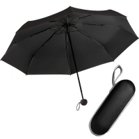 Карманный зонт в футляре капсула Umbrella Capsule CG U1 Black