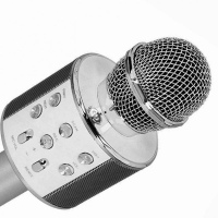 Микрофон беспроводной для караоке с Bluetooth  UFT iTrendy MUSIC STAR MK2L Silver