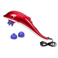 Ручной массажер для тела UFT Dolphin MS1 Red с тремя насадками