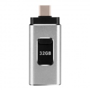 Флеш память накопитель 32Gb 3 в 1 USB 3.0 + Type C + Lightning UFT FD32