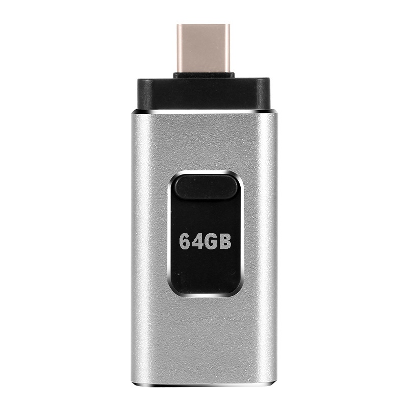 Фото Флеш накопитель 64Gb USB Type A + Type C + Lightning CG FD64