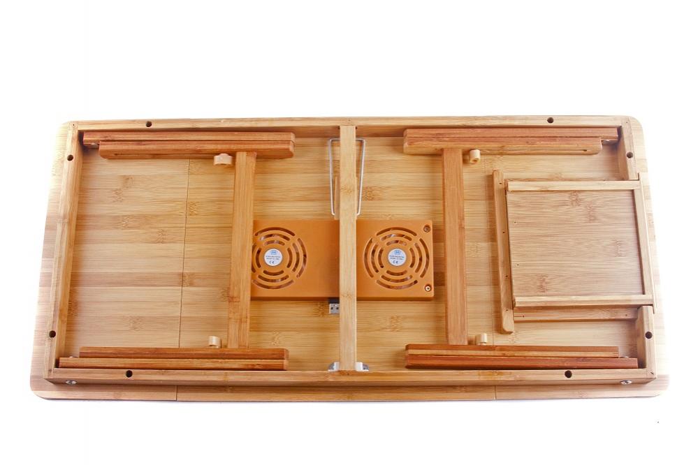 Фото 3 Бамбуковый столик для ноутбука с регулируемыми ножками CG T13