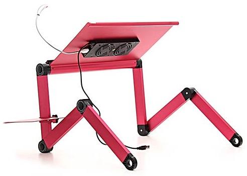 Столик для ноутбука с активным охлаждением  UFT YOKO VIP Pink