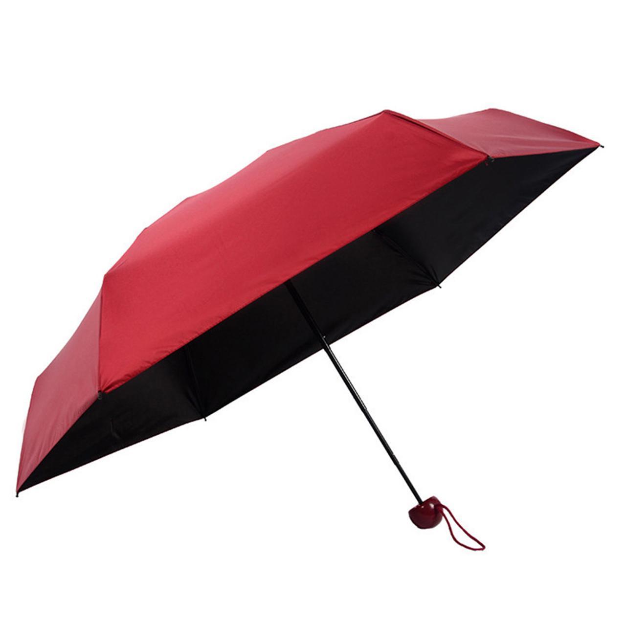 Карманный зонт в футляре капсула Umbrella U1 Red
