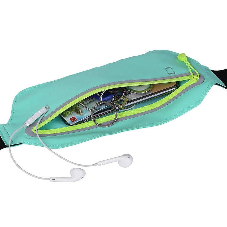 Спортивная сумка для бега на пояс водооталкивающая UFT SW01 Accel Blue