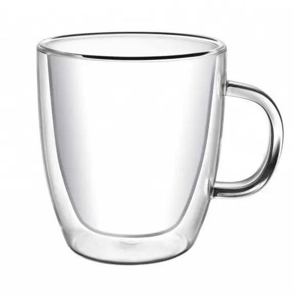 Фото 1 Чашка с двойными стенками 475 мл UFT DG01 термостойкое стекло