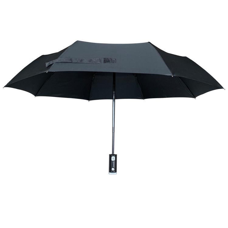 Фото 6 Автоматический зонт с фонариком M+ U3 black