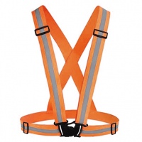 Светоотражающий пояс-жилет для велосипедистов CG waistcoat Orange