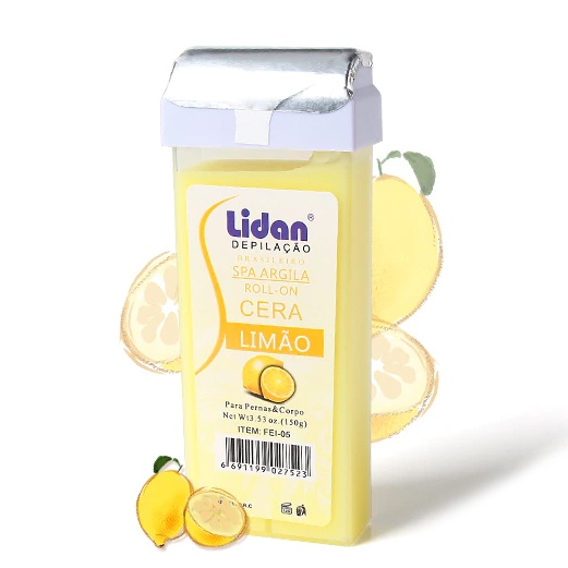 Фото Воск для депиляции Lidan в картридже 100мл Лимон