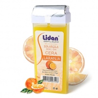 Воск для депиляции Lidan в картридже 100мл Апельсин