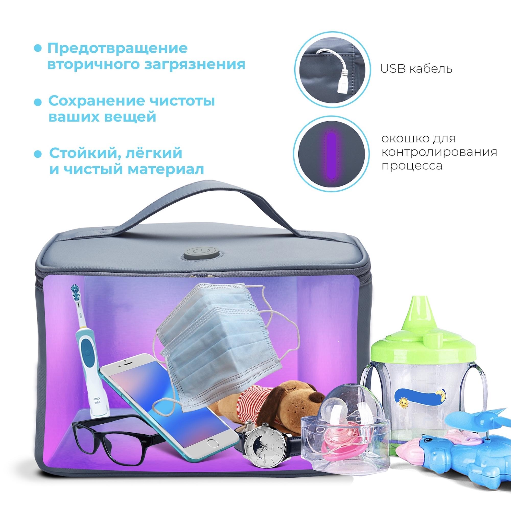 Фото 2 Ультрафиолетовый универсальный стерилизатор-сумка Rosa Rugosa UV Bag