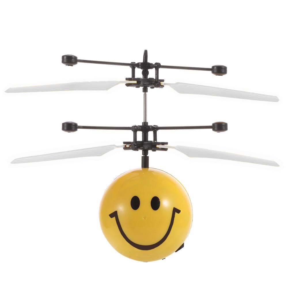 Фото Летающий смайлик игрушка с датчиком на препятствия UFT Fly Smile1