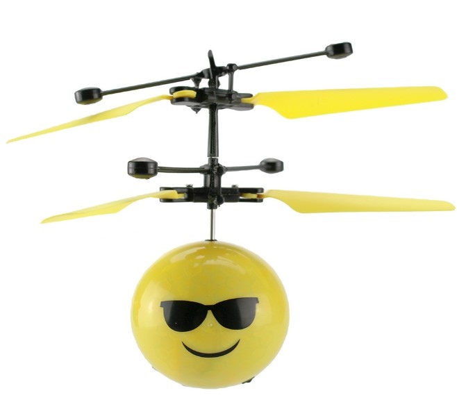 Фото Летающий смайлик игрушка сдатчиком на препятствия CG Fly Smile3