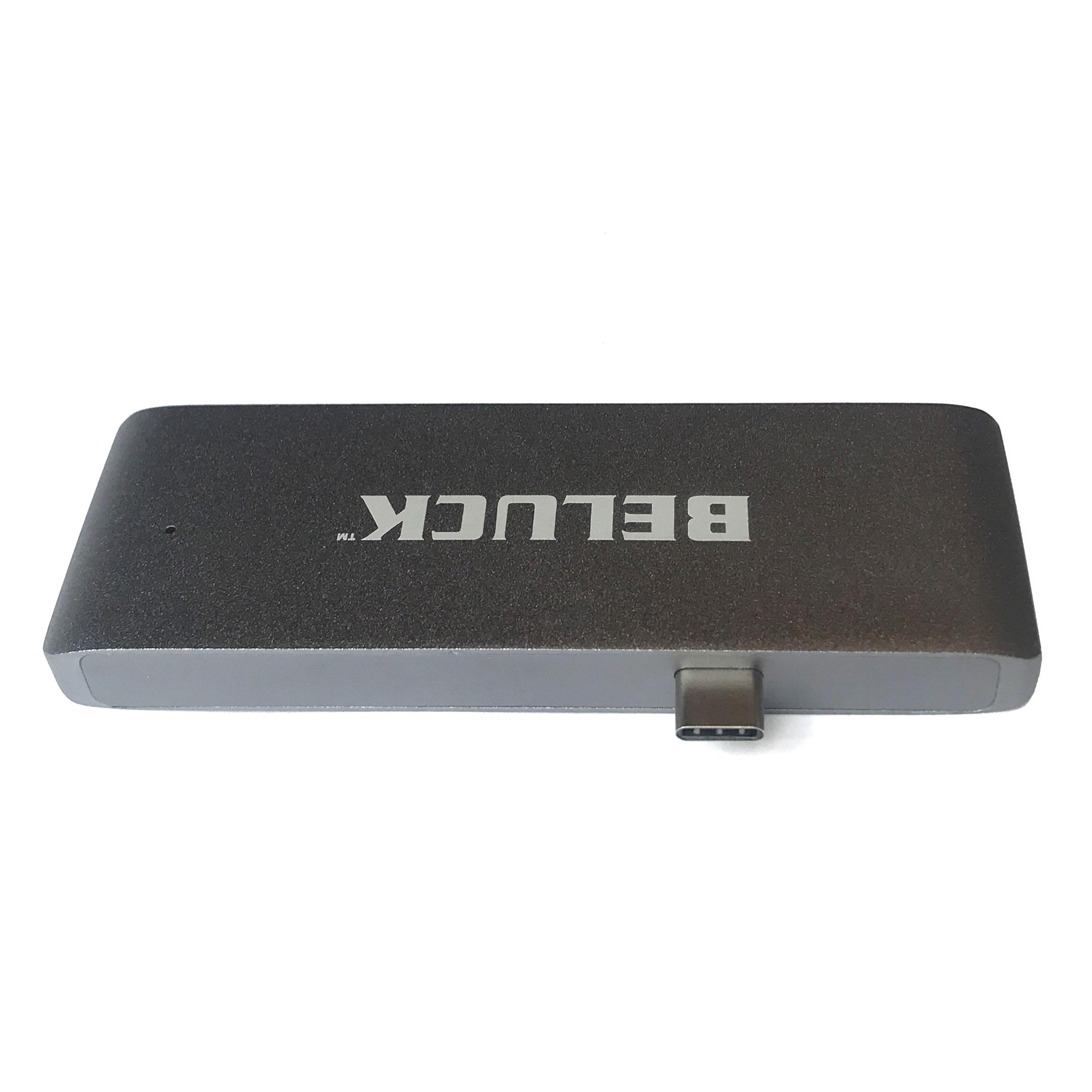 USB hub кардридер 5 в 1 UFT Beluck Type-C / USB 3.0 / SD / MicroSD Beluck Hub