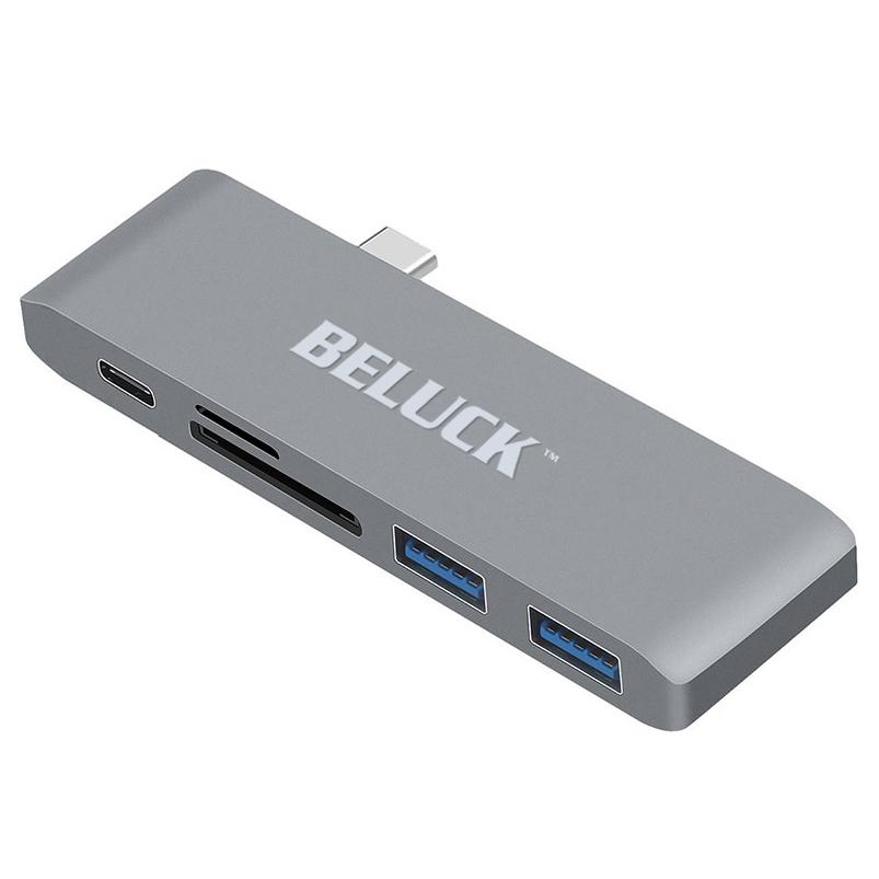 Фото 8 USB hub кардридер 5 в 1 UFT Beluck Type-C / USB 3.0 / SD / MicroSD Beluck Hub