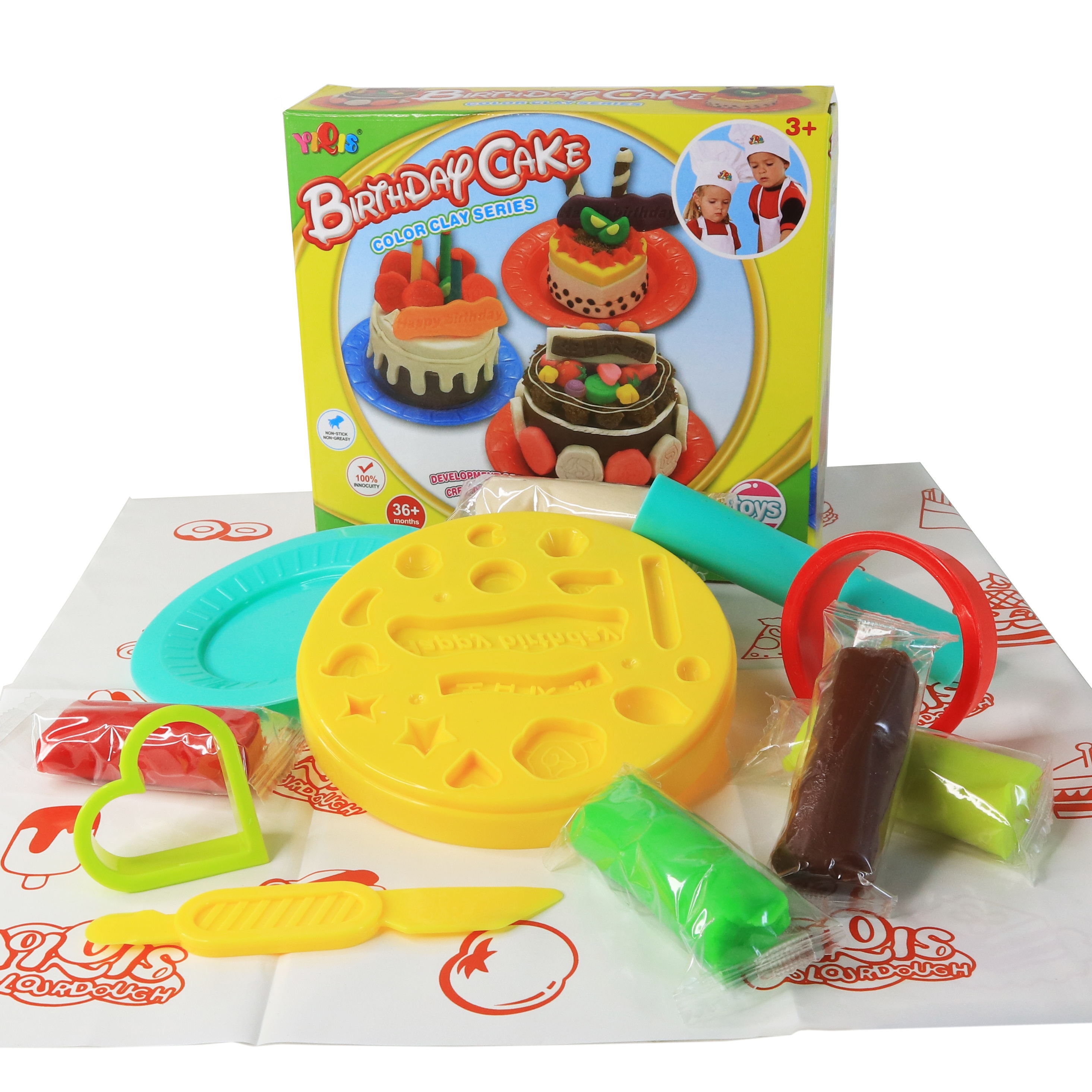 Фото Набор пластилина для лепки CG Playdough BirthDay Cake