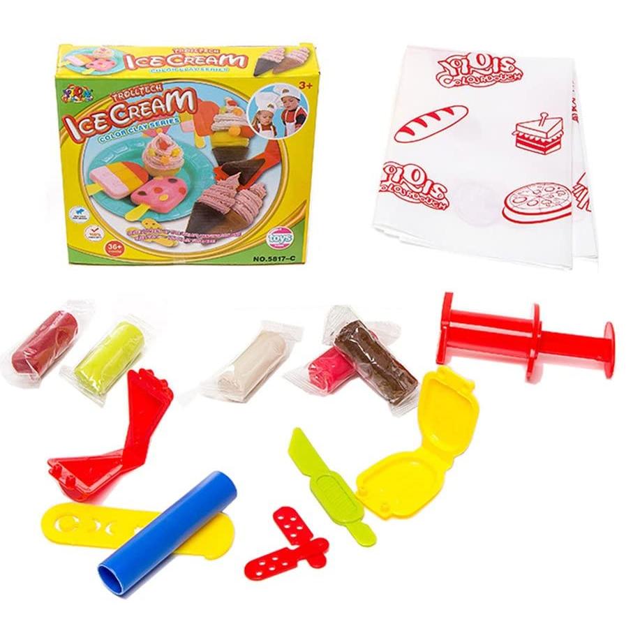 Набор пластилина для лепки M+ Playdough Ice Cream