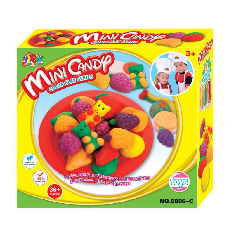 Фото 2 Набор пластилина для лепки CG ALENTO Playdough Mini Candy
