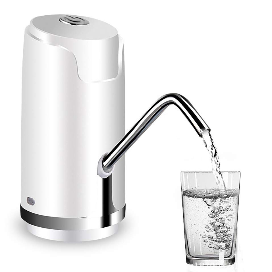Фото Электрическая помпа для питьевой воды с аккумулятором CG KASMET Pump Dispenser PD2 Silver