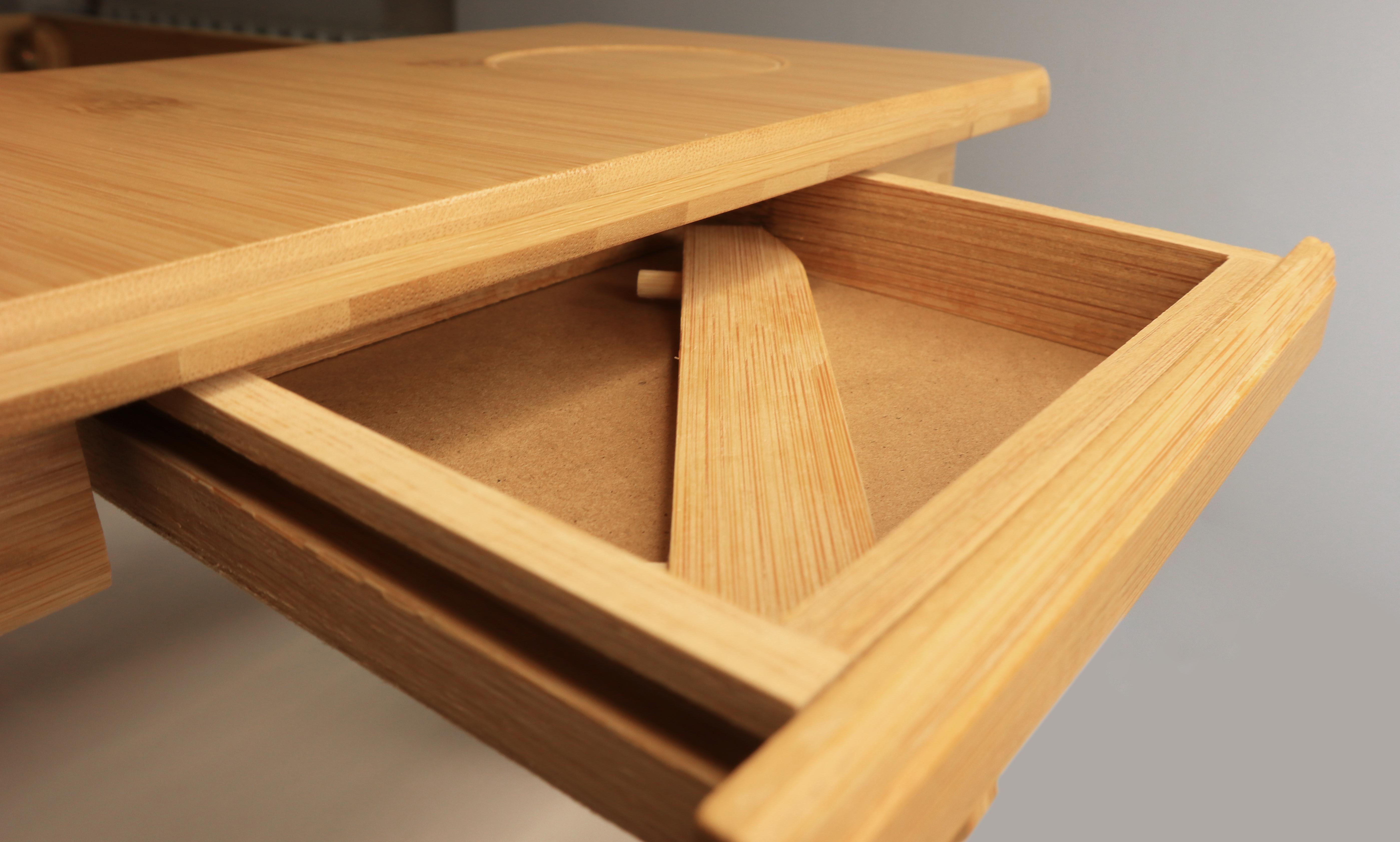 Фото 4 Бамбуковый столик подставка для ноутбука с активным охлаждением CG T29