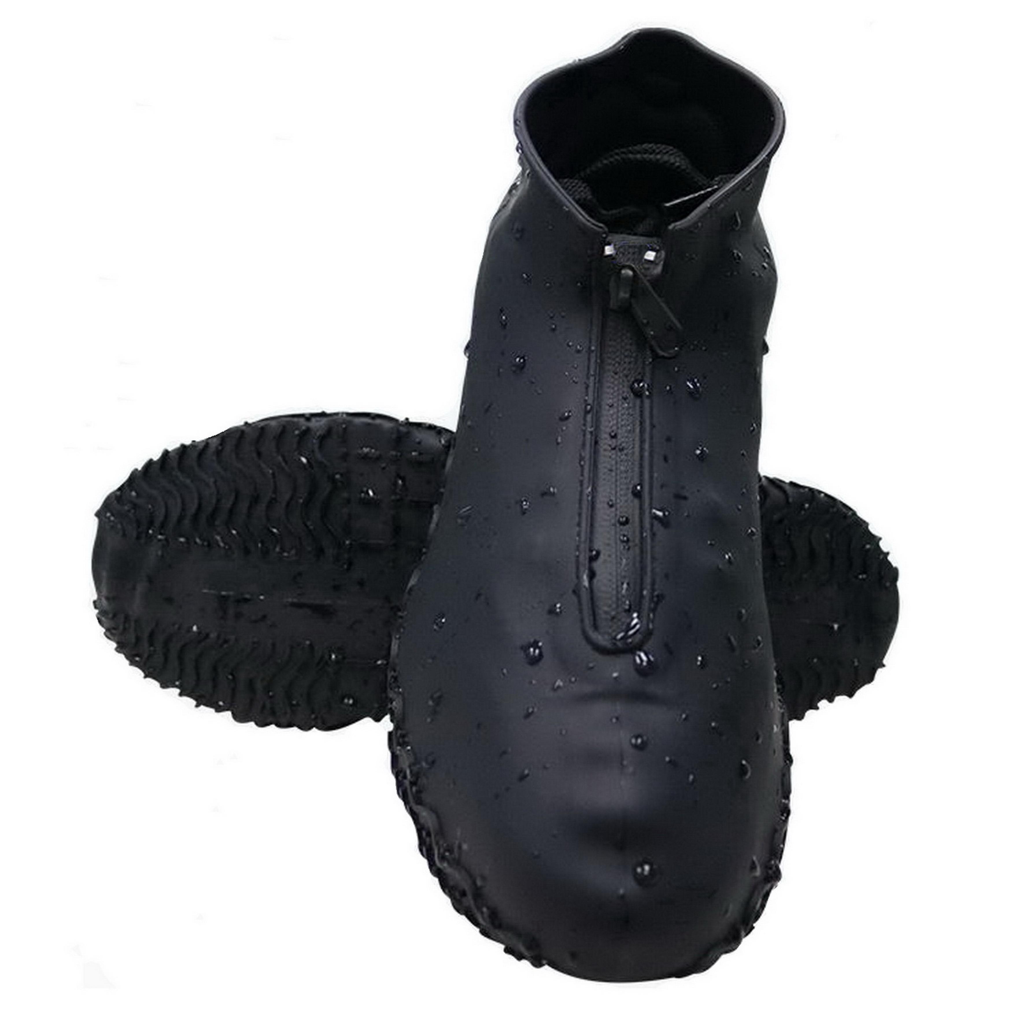 Фото 1 Cиликоновые чехлы-бахилы для обуви с молнией L 41-43 CG WSS2 Black