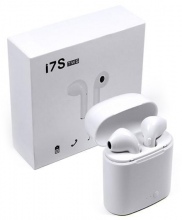 Беспроводные Bluetooth наушники CG HBQ i7S TWS White с кейсом-футляром