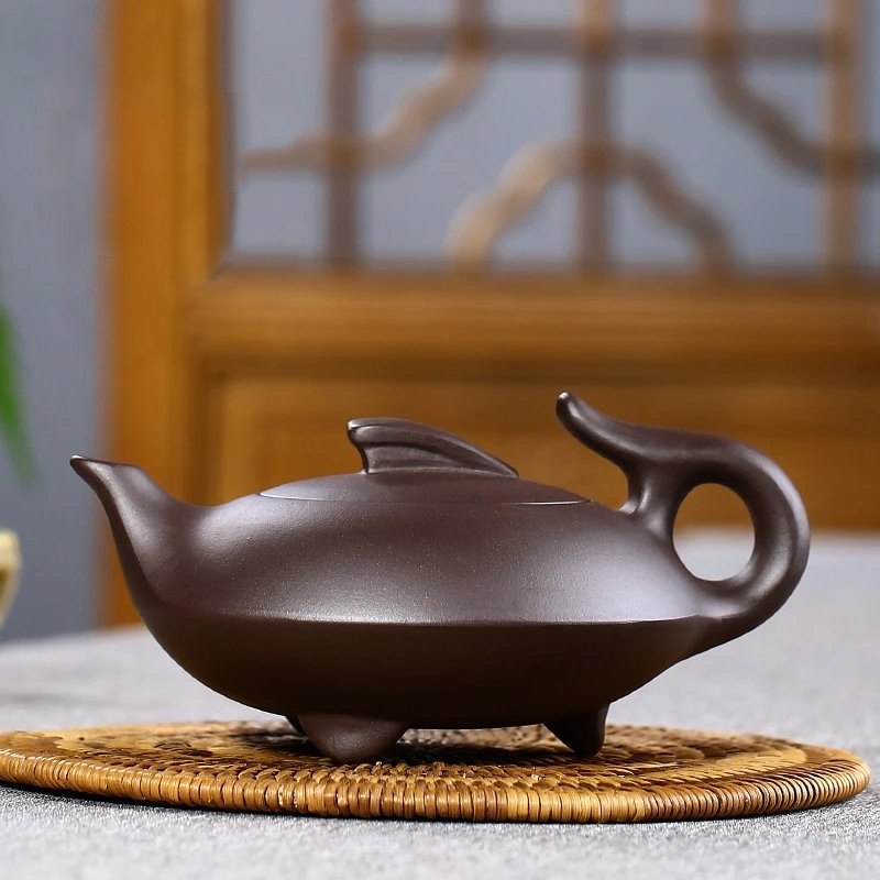 Фото Чайник (заварник для чая) 170мл из красной глины для чайной церемонии CG TP2