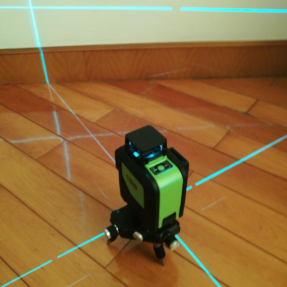 Фото 2 Лазерный уровень Нивелир 3D-12 Линий зеленый луч Laser Level green (Bls0057)