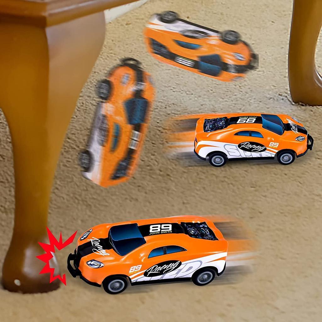 Трюковая инерционная машинка прыгающая UFT Jump Car 89 Orange
