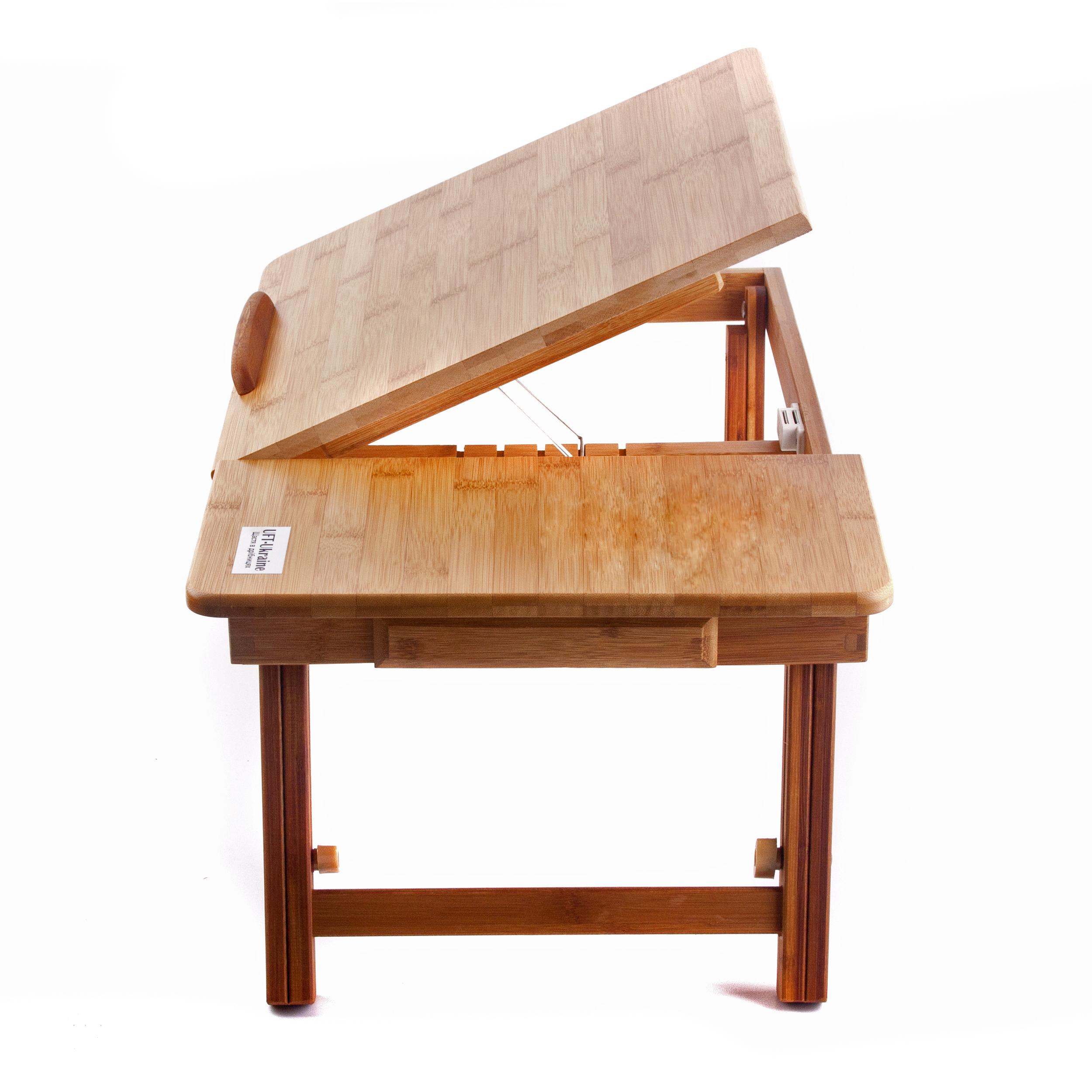 Столик бамбуковый для ноутбука 17