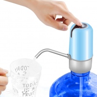 Электрическая помпа UFT Pump Dispenser Blue для воды на бутль с аккумулятором