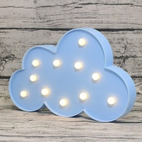 Декоративный детский LED светильник ночник Облачко UFT Funny Lamp Cloud 30 х 22х 2,8 см