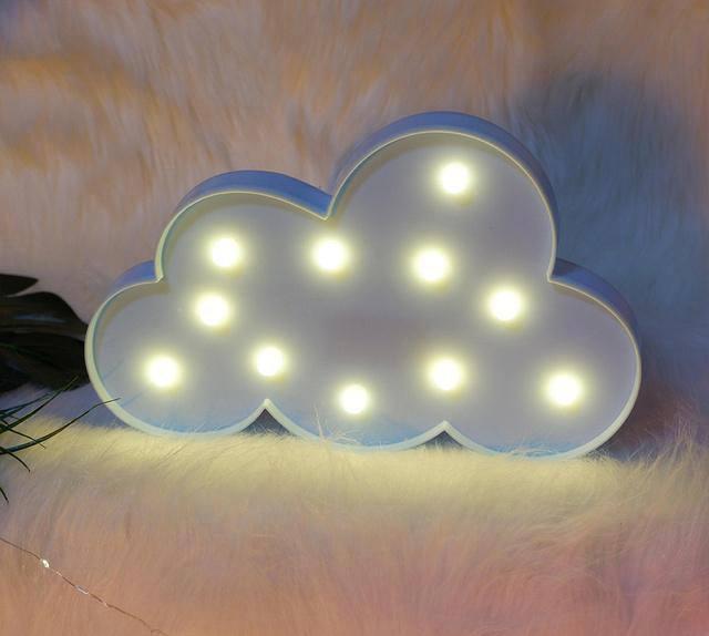 Фото 4 Декоративный детский LED светильник ночник Облачко UFT Funny Lamp Cloud 30 х 22х 2,8 см