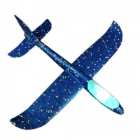 Метательный самолет планер со светящейся кабиной UFT Touch Sky Plane Original CG2 48 см purple