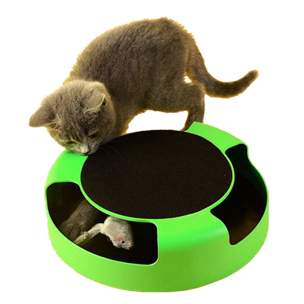 Фото Игра для котов с точилкой для когтей Catch The Mouse