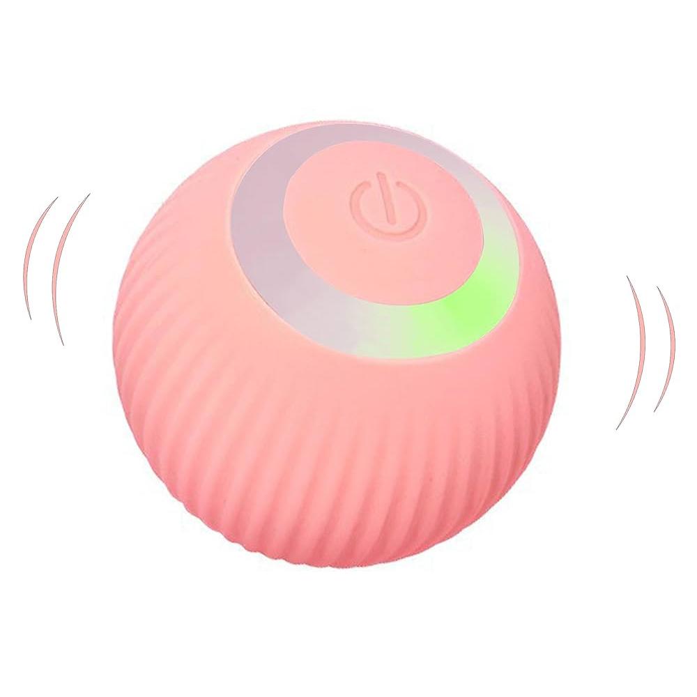 Фото 5 Интерактивная игрушка для кошек и маленьких собак умный мяч UFT CatToy 1 Pink